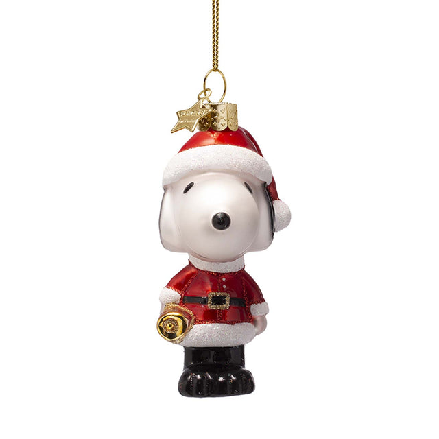 Vondels Santa Snoopy Ornament
