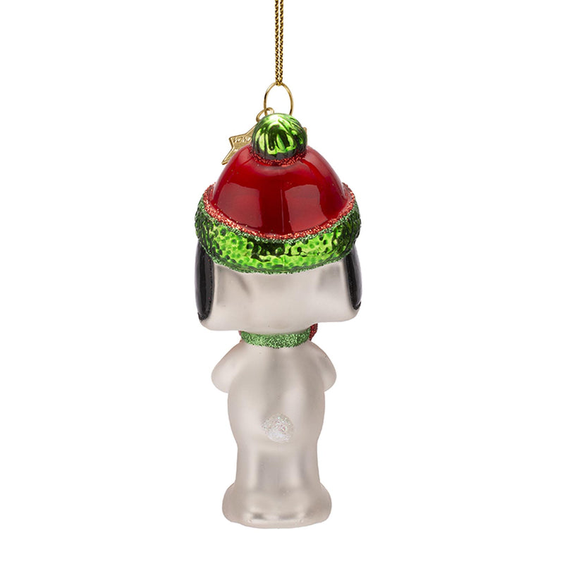 Vondels Snoopy/Peanuts with Gift Hanging Christmas Decoration