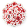 Mackenzie-Childs Cardinal Toile Dinner Plate