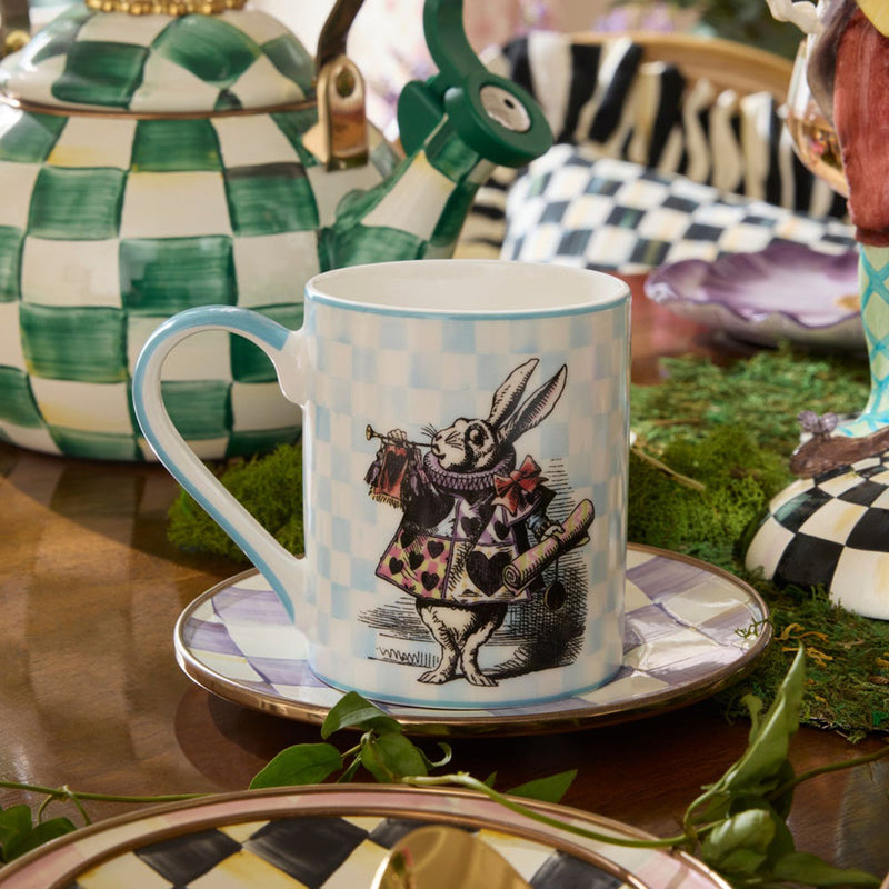 Mackenzie-Childs Royal Rabbit Mug