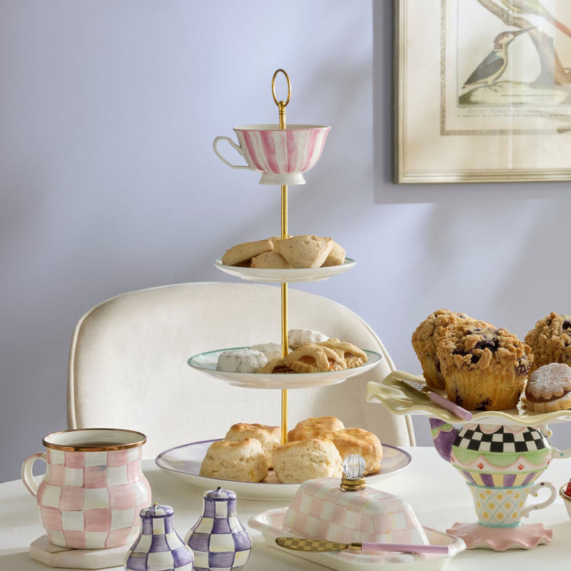 Mackenzie-Childs Wonderland Three Tier Sweet Stand