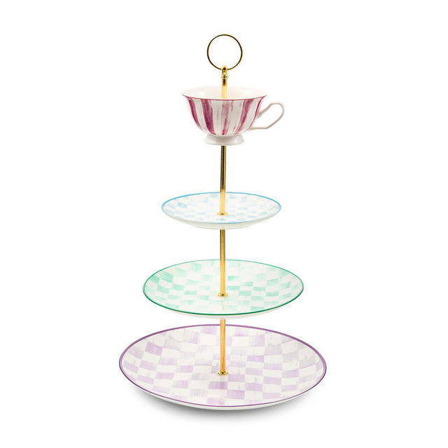 Mackenzie-Childs Wonderland Three Tier Sweet Stand