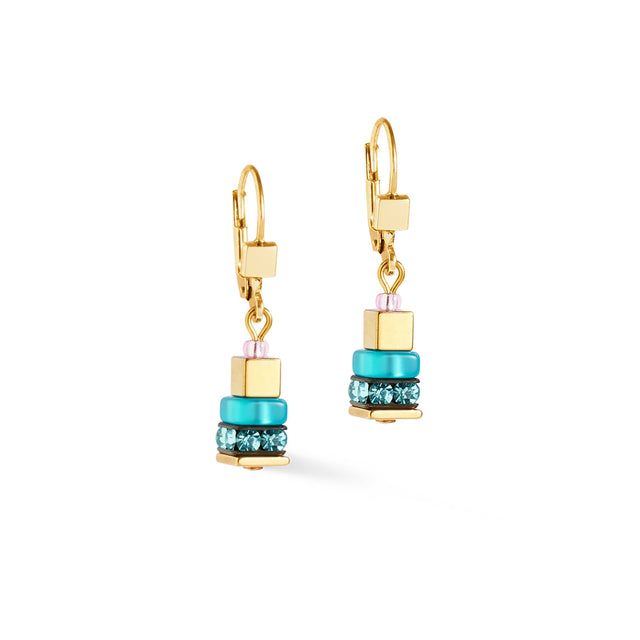 Coeur De Lion Boho Sunset Cube Earrings