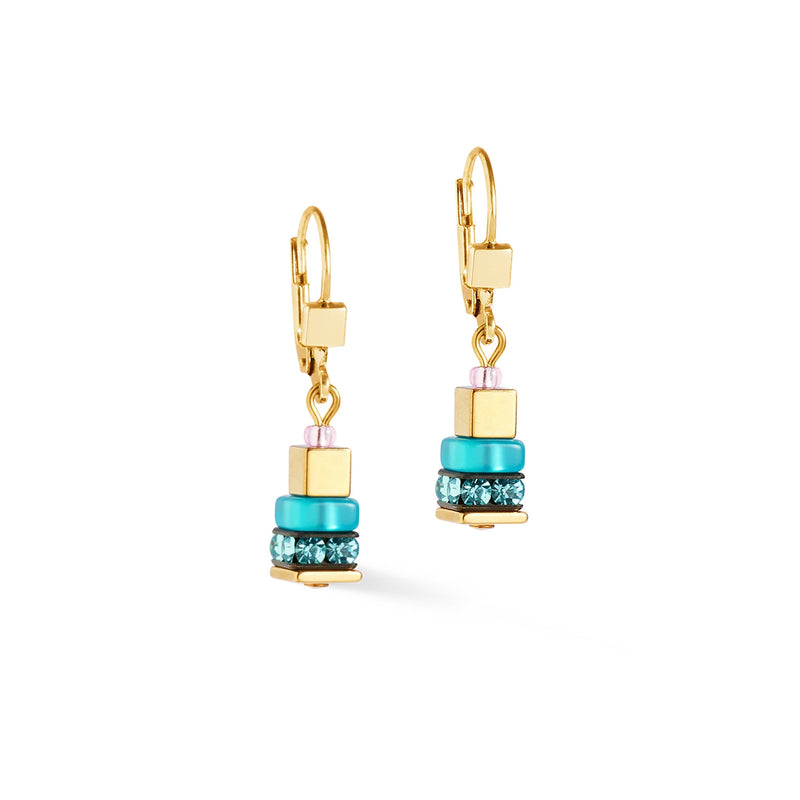 Coeur De Lion Boho Sunset Cube Earrings