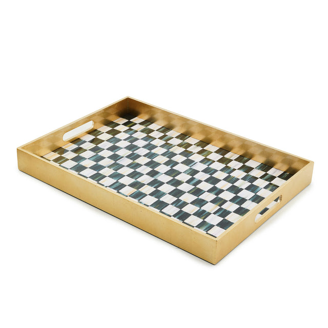 Mackenzie-Childs Courtly Check Lacquer Tray