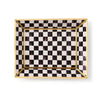Mackenzie-Childs Courtly Check Small Glass Tray