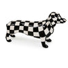 Mackenzie-Childs Courtly Check Dachshund Salt & Pepper Set
