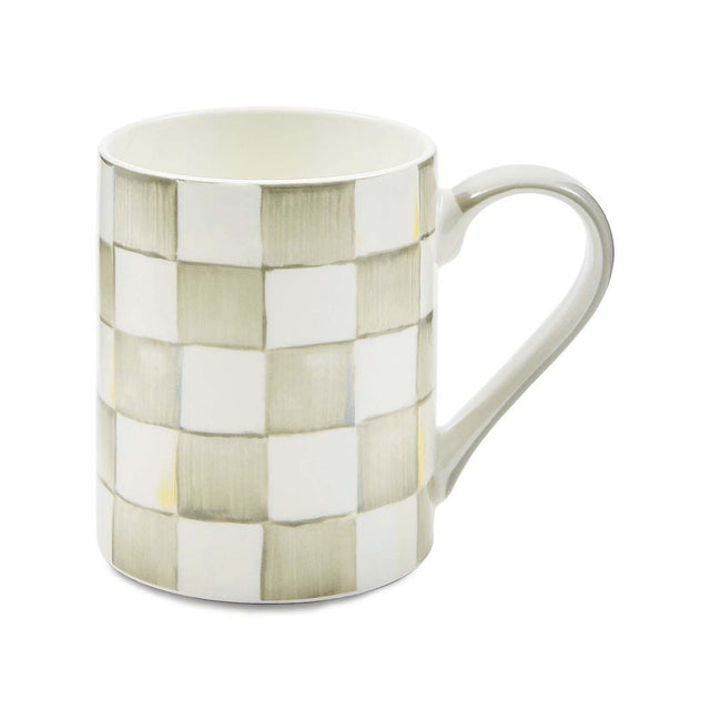Mackenzie-Childs Sterling Check Stoneware Mug