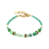 Coeur De Lion GeoCube Green Mini Bracelet