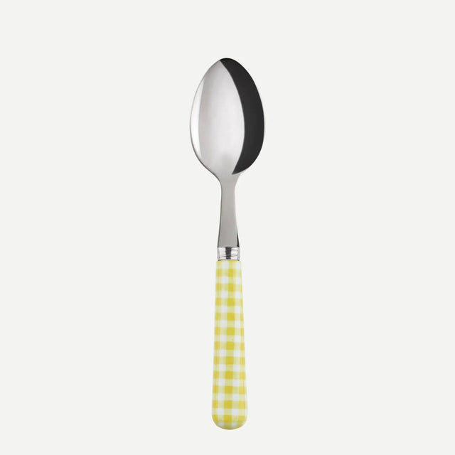 Sabre Gingham Yellow 16cm Tea Spoon