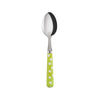 Sabre White Dots Lime 16cm Tea Spoon