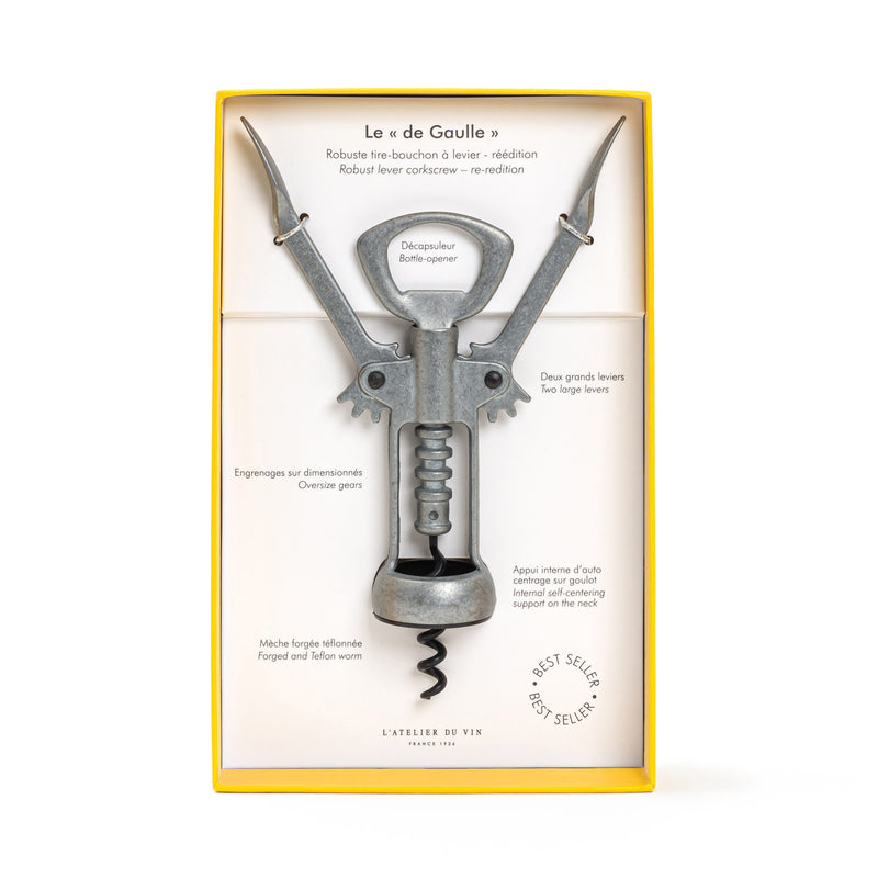 L'Atelier du Vin, Le "de Gaule",  Rustic Lever Corkscrew
