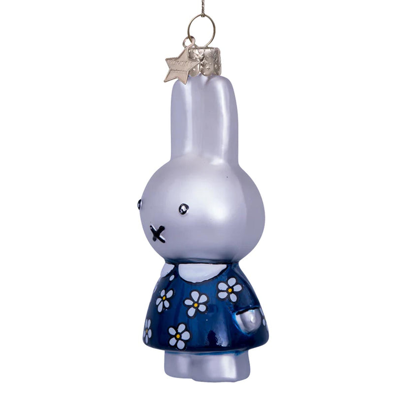 Vondels Miffy Blue Flower Dress Ornament