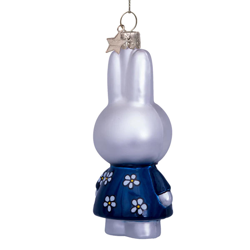 Vondels Miffy Blue Flower Dress Ornament