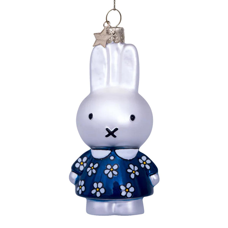 Vondels Miffy Blue Flower Dress Ornament
