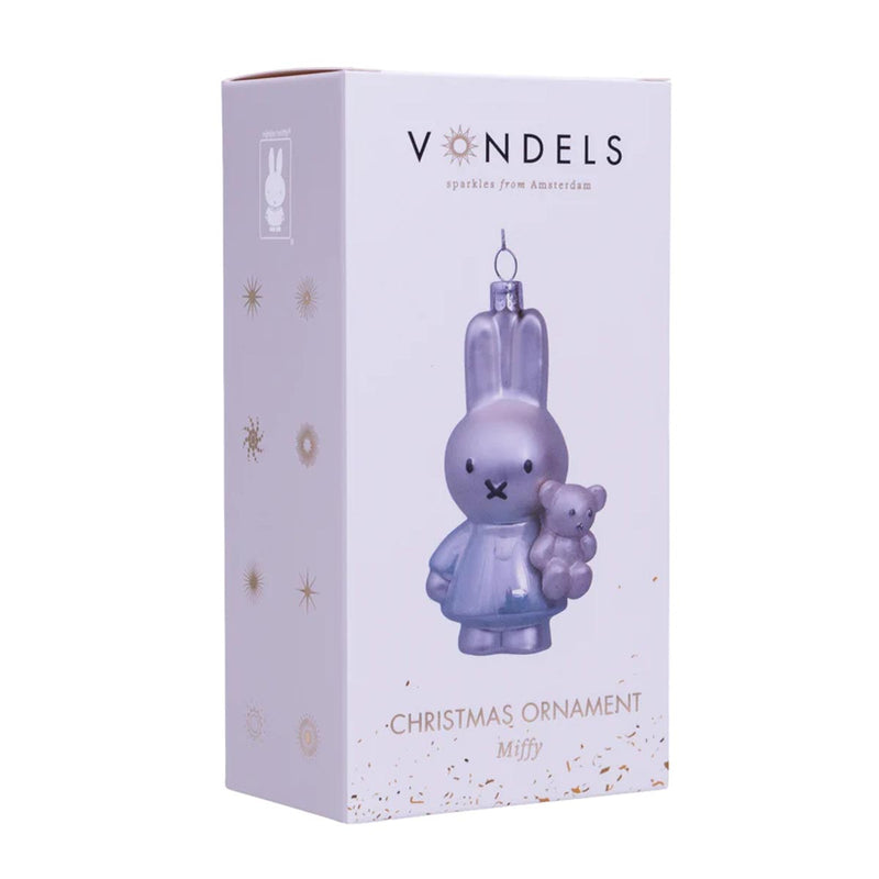 Vondels Miffy Baby Blue with Bear Ornament