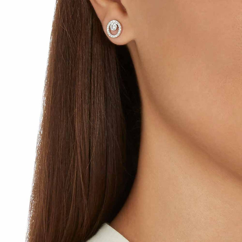 Swarovski Creativity Circle Small Silver Earrings 5201707