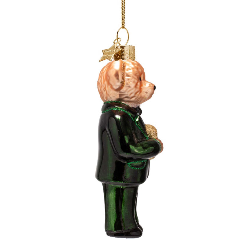 Vondels Green Bear Ornament