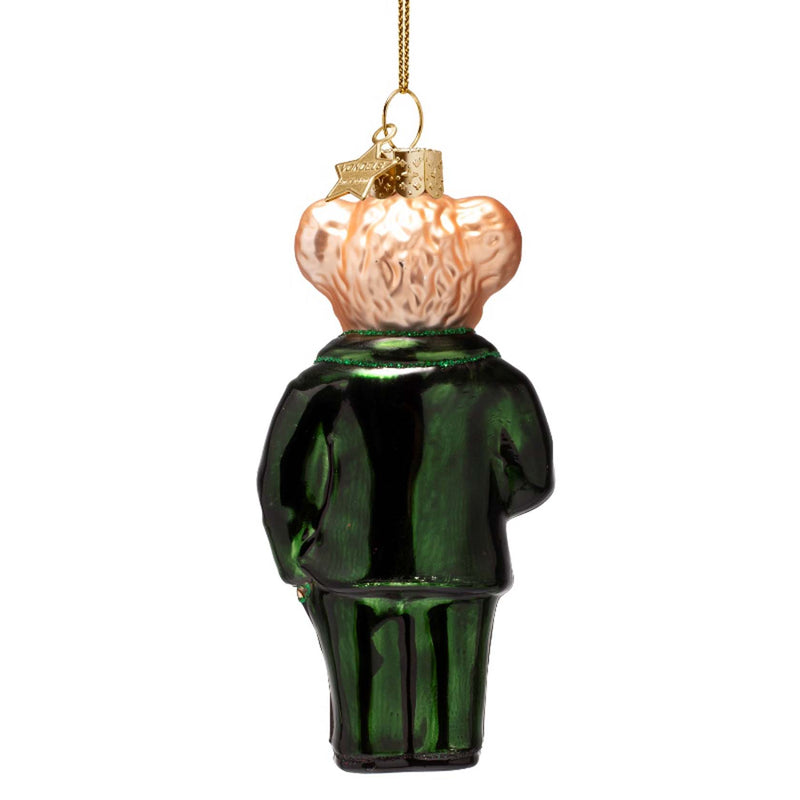 Vondels Green Bear Ornament