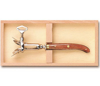 Laguiole Bone Holder, Olive Wood, by Claude Dozorme