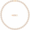 Swarovski Angelic All-Around Necklace, White, Rose Gold Plated