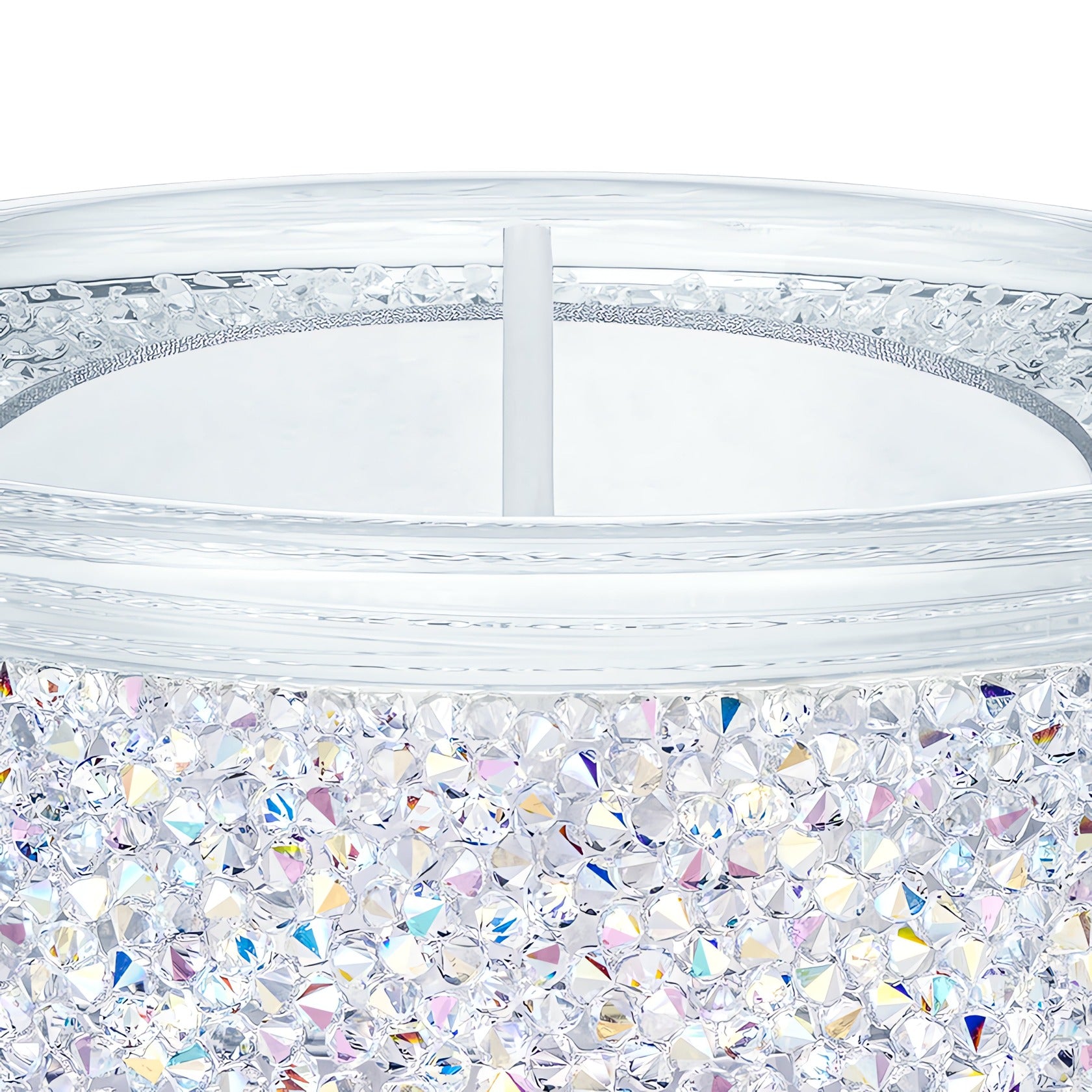 Swarovski Shimmer Tea Light Holder, Purple Aurora Borealis – David