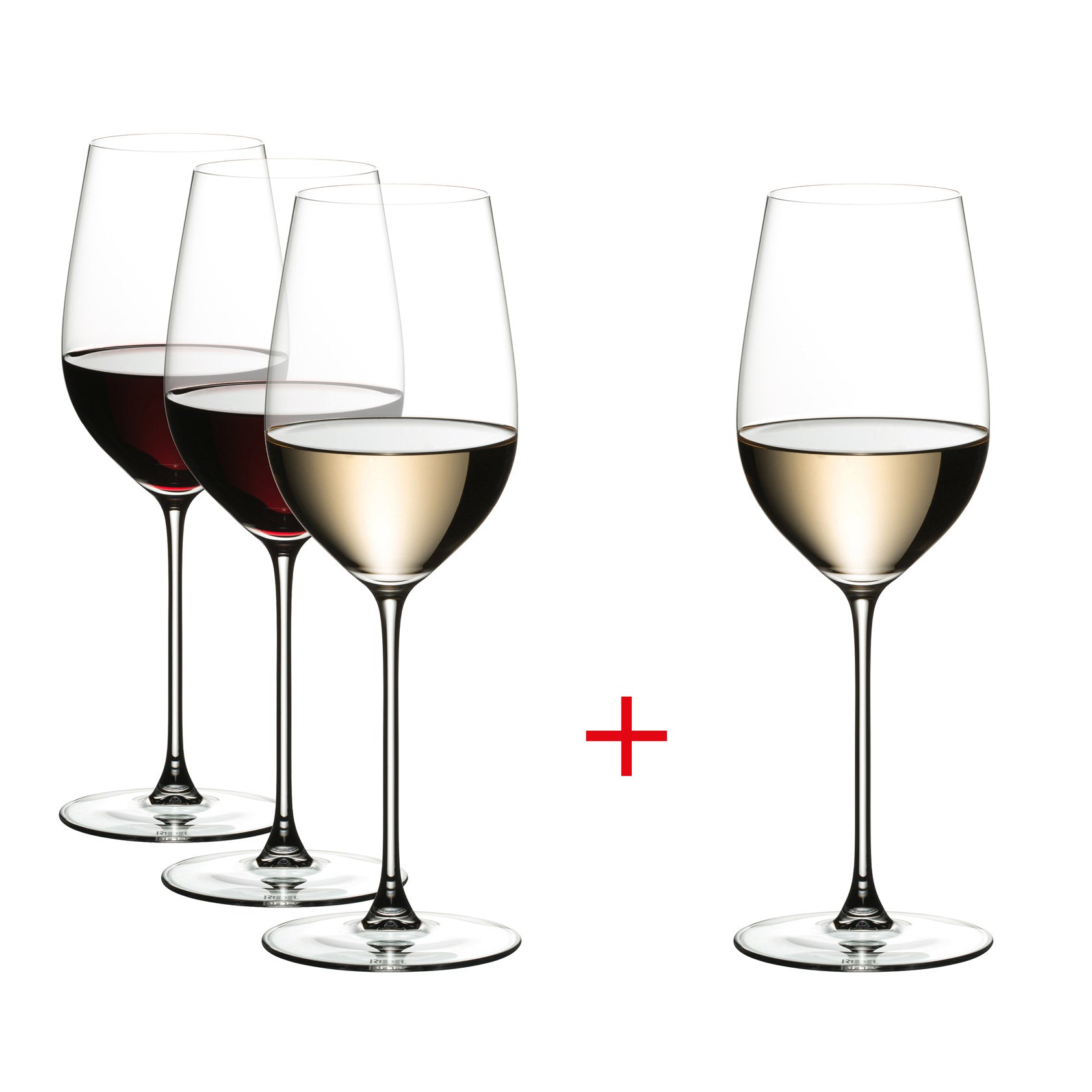 Riedel Veritas Riesling/Zinfandel Glass, Set of 4 + FREE Mosel