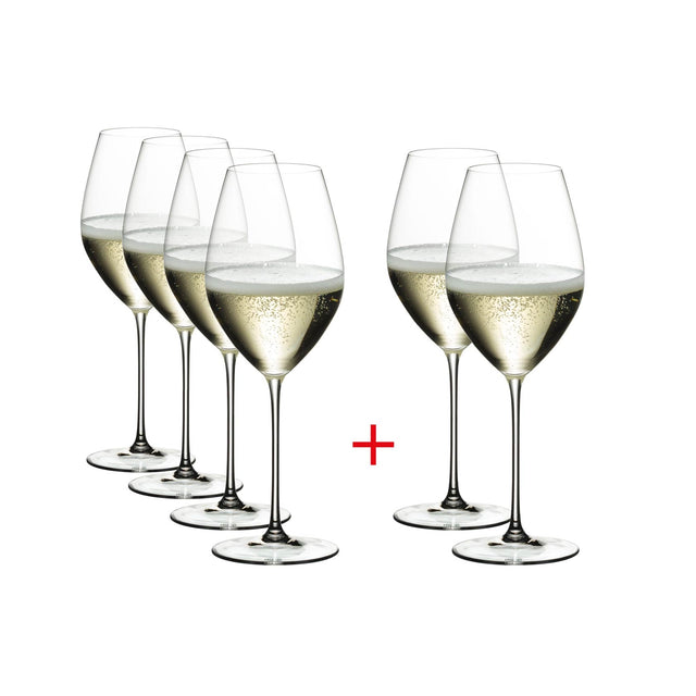 Riedel Veritas Champagne Wine Glass, Buy 3 Get 4