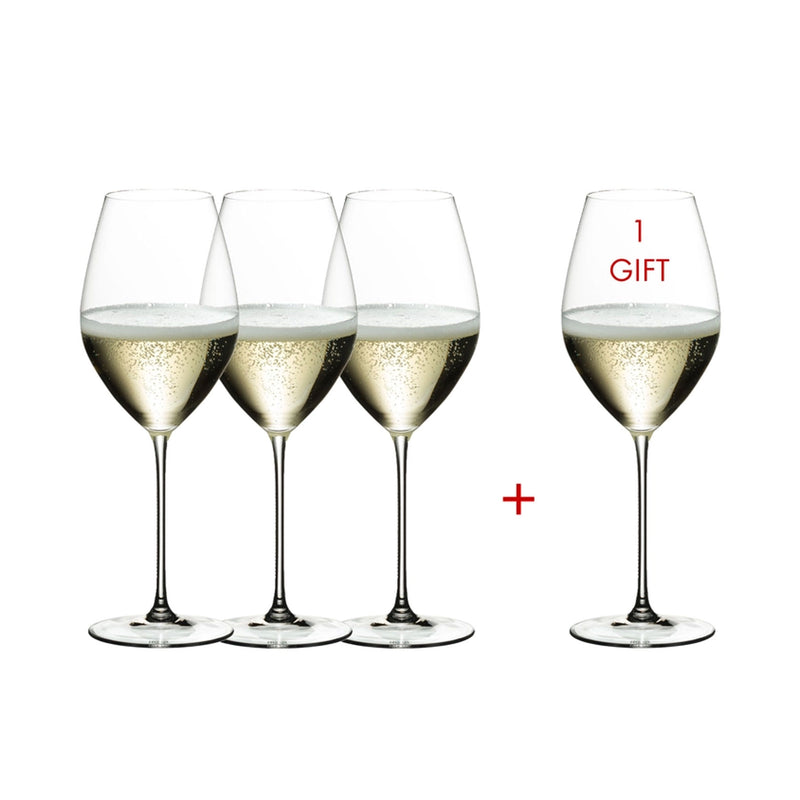 Riedel Veritas Champagne Wine Glass, Buy 3 Get 4