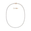 Swarovski Tennis All Around Necklace, White, Rose Gold Plated
