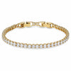 Swarovski Tennis Deluxe Bracelet, Gold Plated