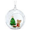 Swarovski Ball Ornament, Christmas Scene