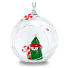 Swarovski Holiday Cheers Santa's Elf Ball Hanging Ornament