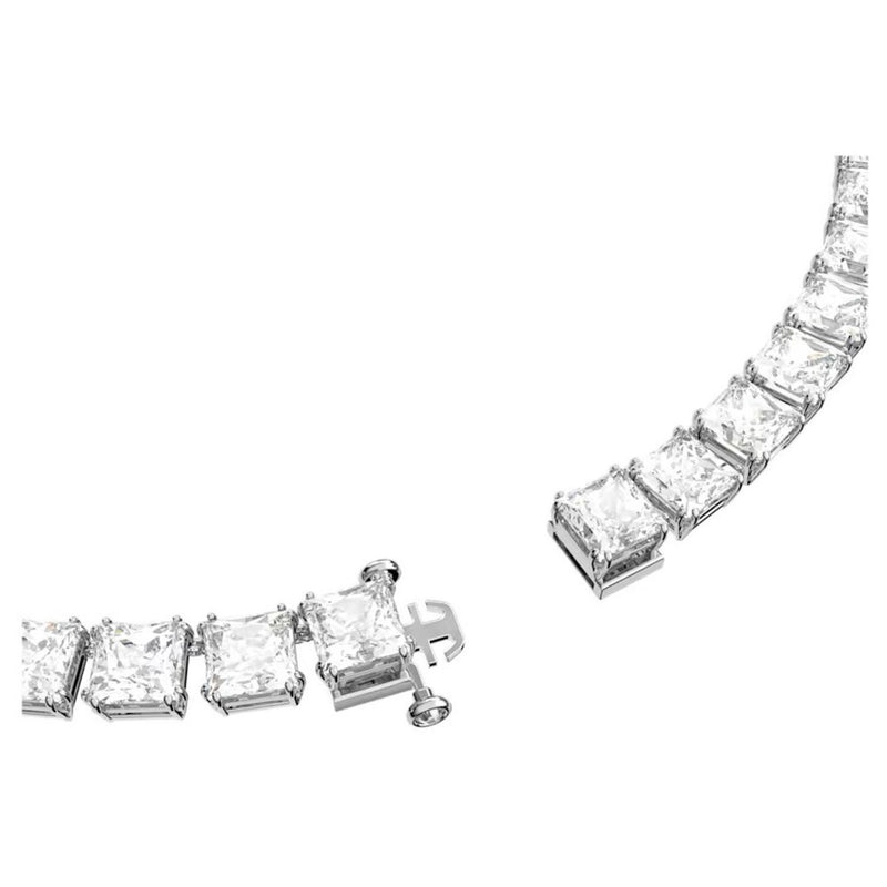 5599206 Swarovski Millenia necklace, Square cut, White, Rhodium plated – David ...