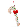 Swarovski Holiday Cheers Gingerbread Candy Cane Ornament
