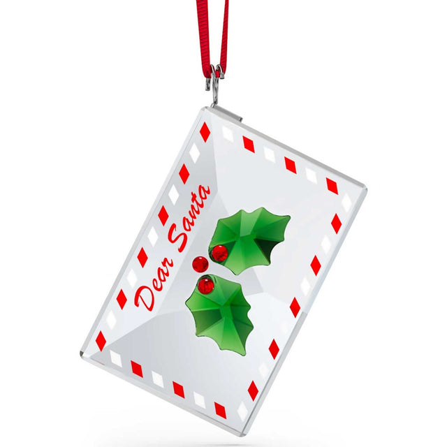 Swarovski Holiday Cheers Letter to Santa Ornament

