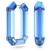 Swarovski Lucent Hoop Earrings, Blue