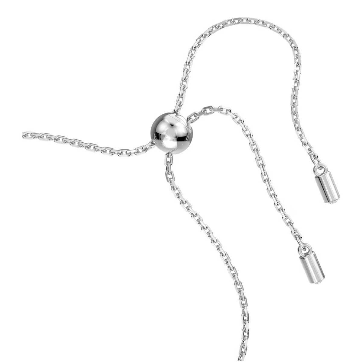 Swarovski Constella Bracelet, Round cut, Pave, White, Rhodium plated ...