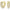 Swarovski Dextera hoop earrings, Small, White, Gold-tone plated