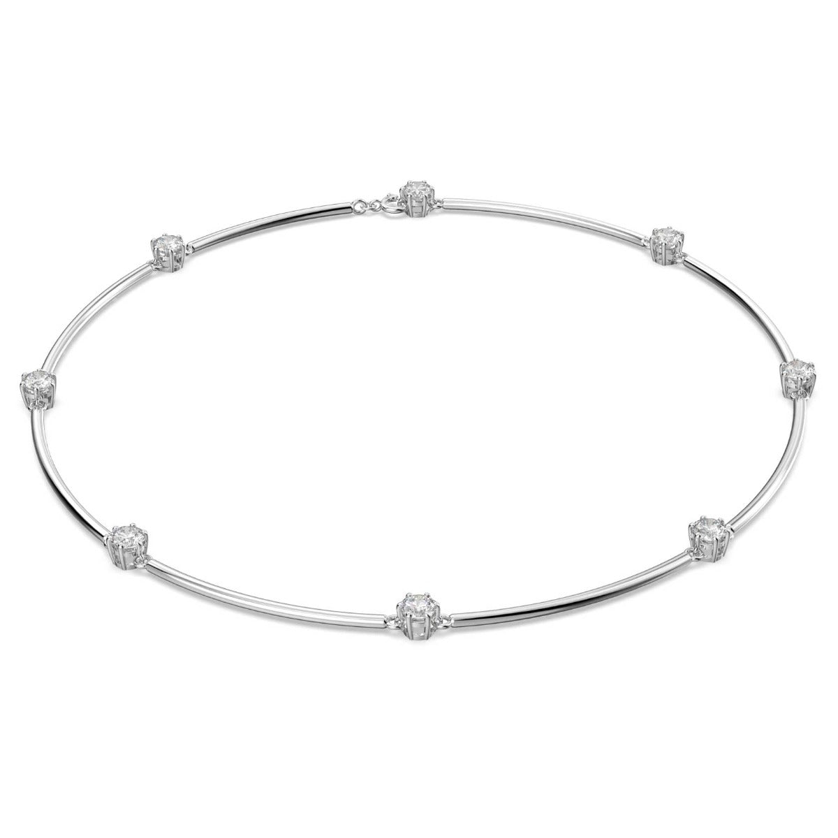 Swarovski Constella Necklace, Round cut, White, Rhodium plated – David ...