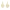 Swarovski Rota drop earrings, Mixed round cuts, White, Gold-tone plated

