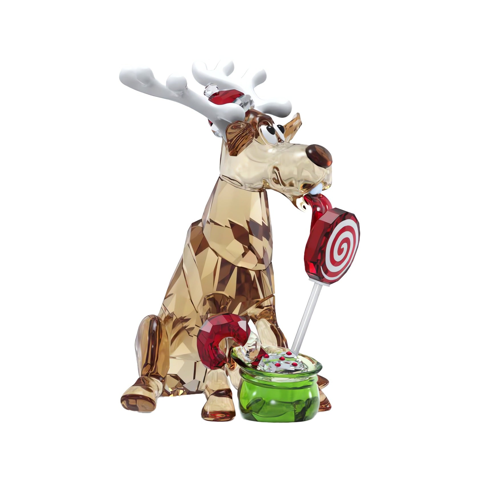 Swarovski Reindeer Ornament – David Shuttle Ltd
