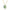 Swarovski Gema pendant, Mixed cuts, Flower, Green, Gold-tone plated
