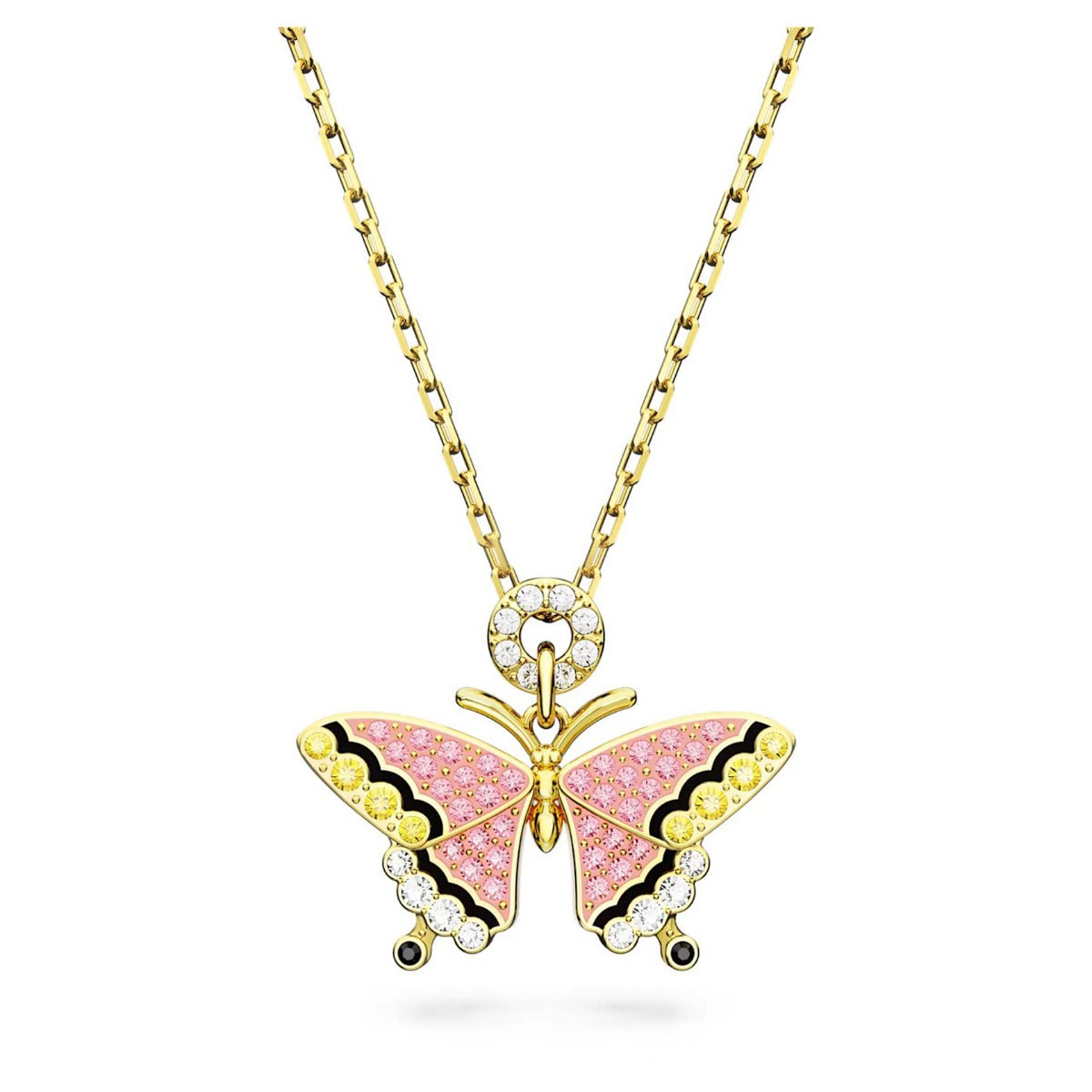 Swarovski Lilia Necklace Rose Gold Butterfly Choker Swarovski