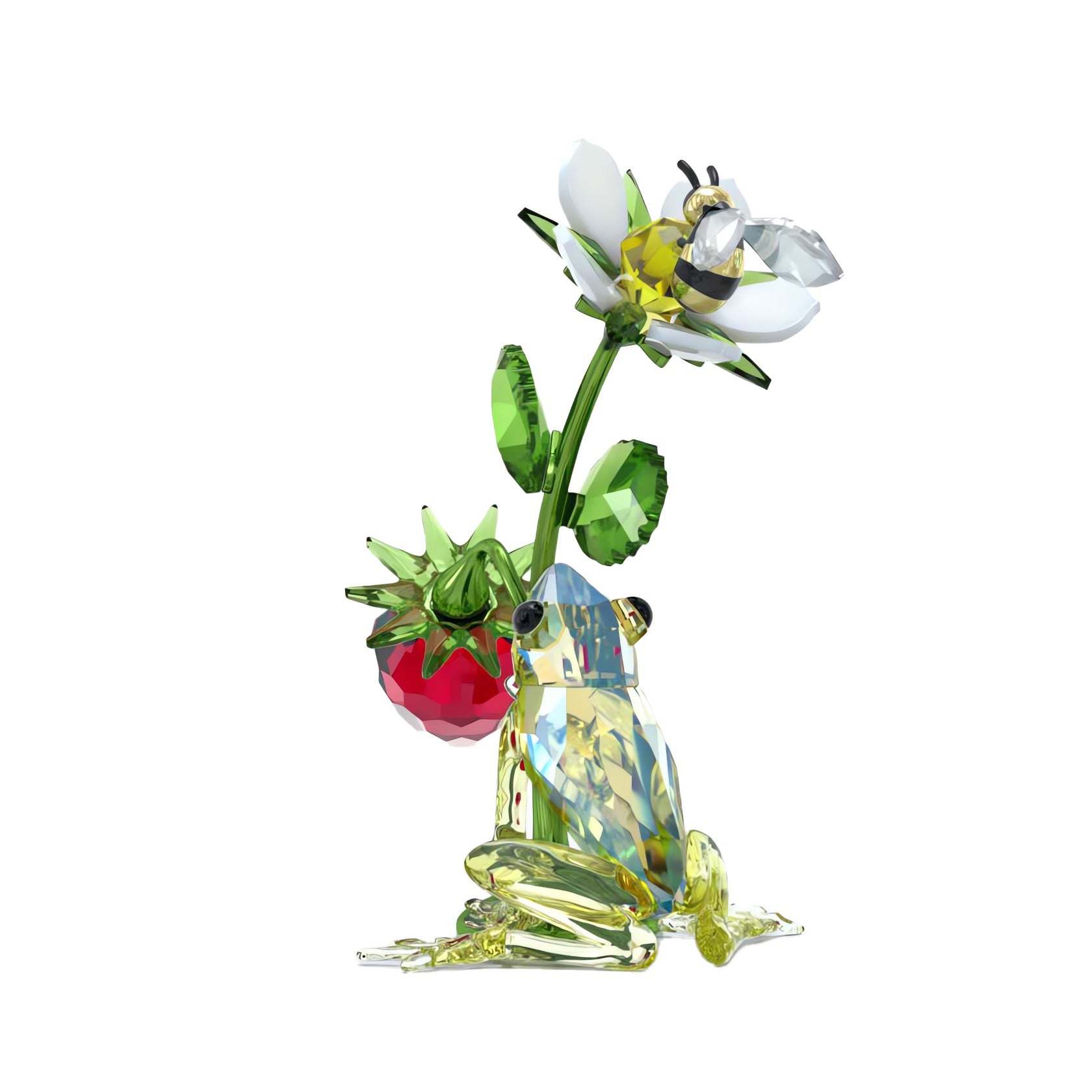 Swarovski Idyllia Frog, Bee and Strawberry – David Shuttle Ltd