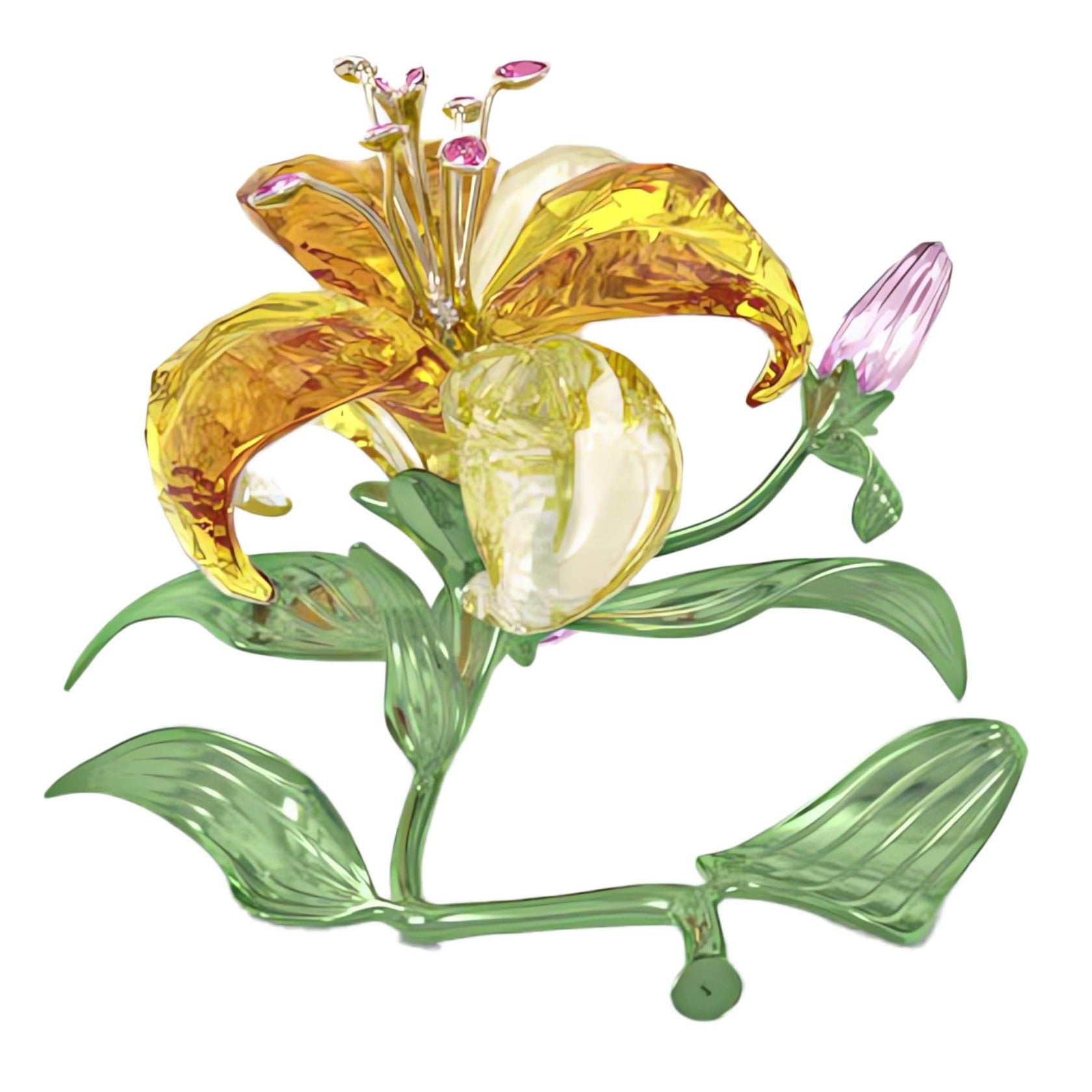 Swarovski Florete 置物 Swarovski Florere Lily, Large – David Shuttle Ltd