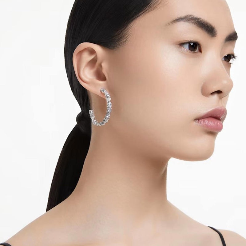 Swarovski Mesmera hoop earrings