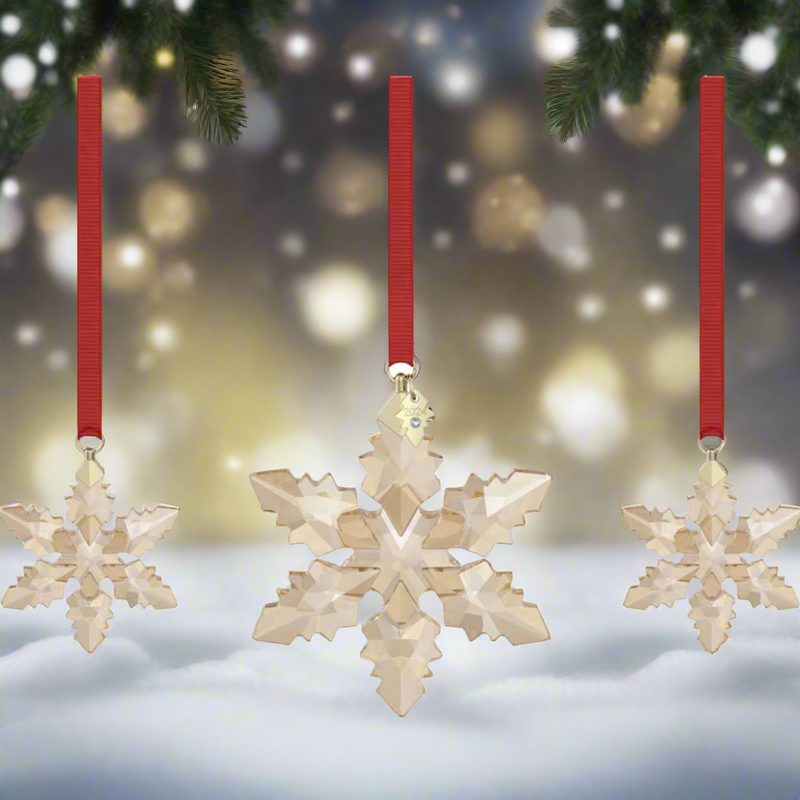 Swarovski Annual Edition Festive Hanging Ornament Set 2024