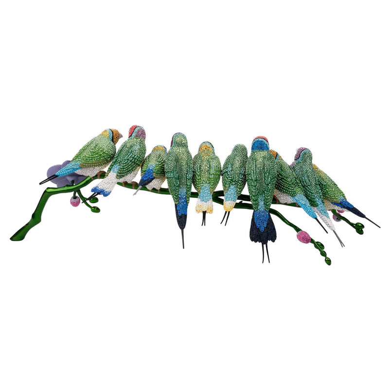 Swarovski Crystal Myriad Gouldian Finches