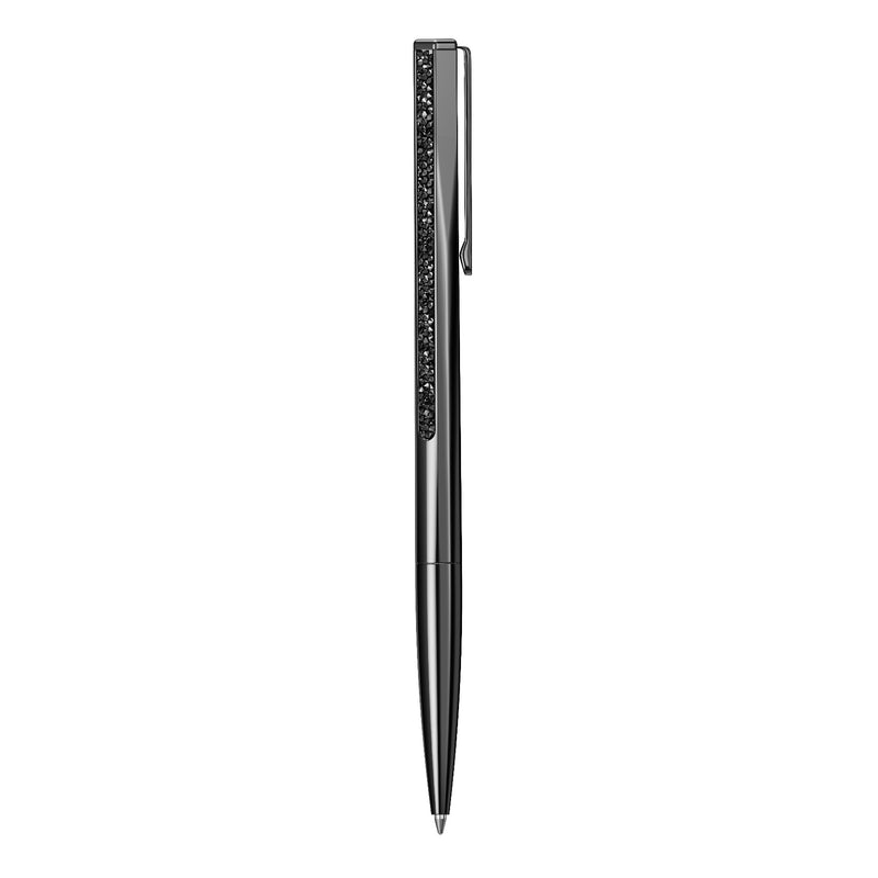 Swarovski Crystal Shimmer ballpoint pen, Black, Black lacquered